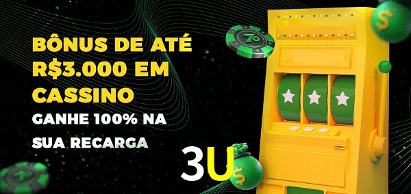 3U melhor bônus de depósito