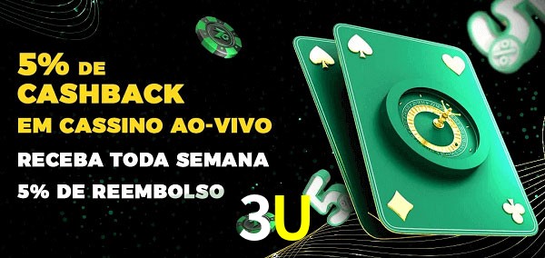 Promoções do cassino ao Vivo 3U